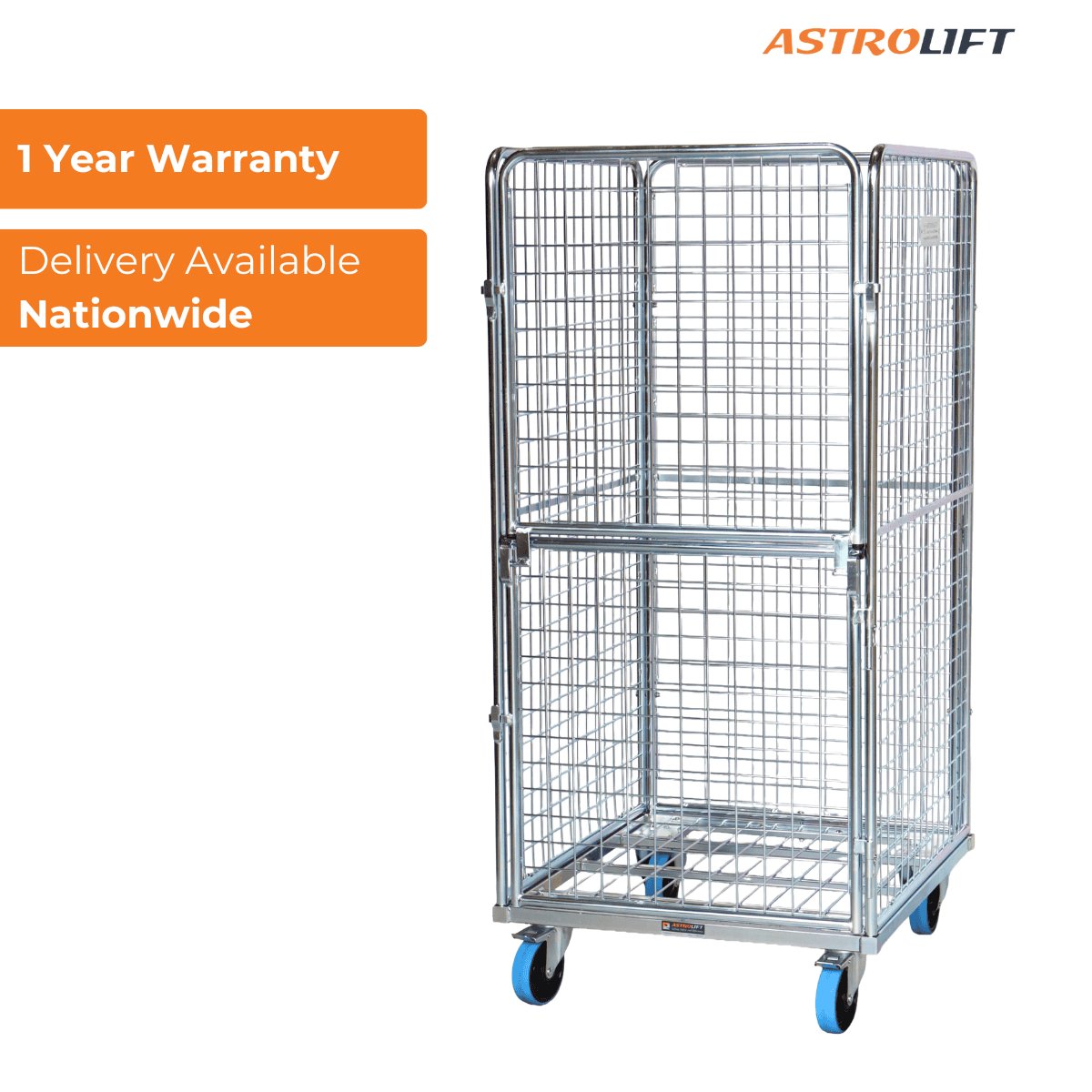 Buy Cage Trolley (Split-door) in Cage Trolley from Astrolift NZ